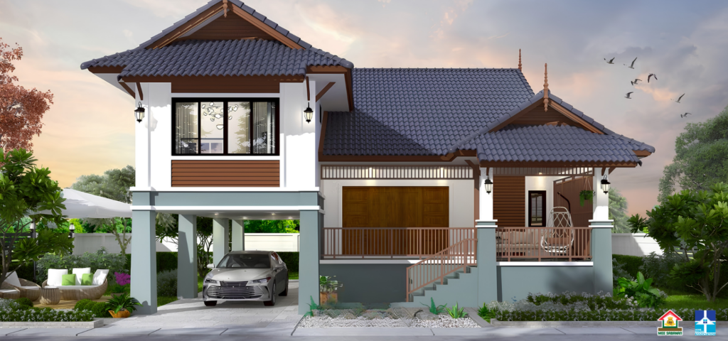 แบบบ้าน MS6626 - บริษัท มีทรัพย์อนันต์ รับสร้างบ้านภาคเหนือ อีสาน มาตรฐาน HBA MS6626 Cover - บริษัท มีทรัพย์อนันต์ รับสร้างบ้านภาคเหนือ อีสาน มาตรฐาน HBA