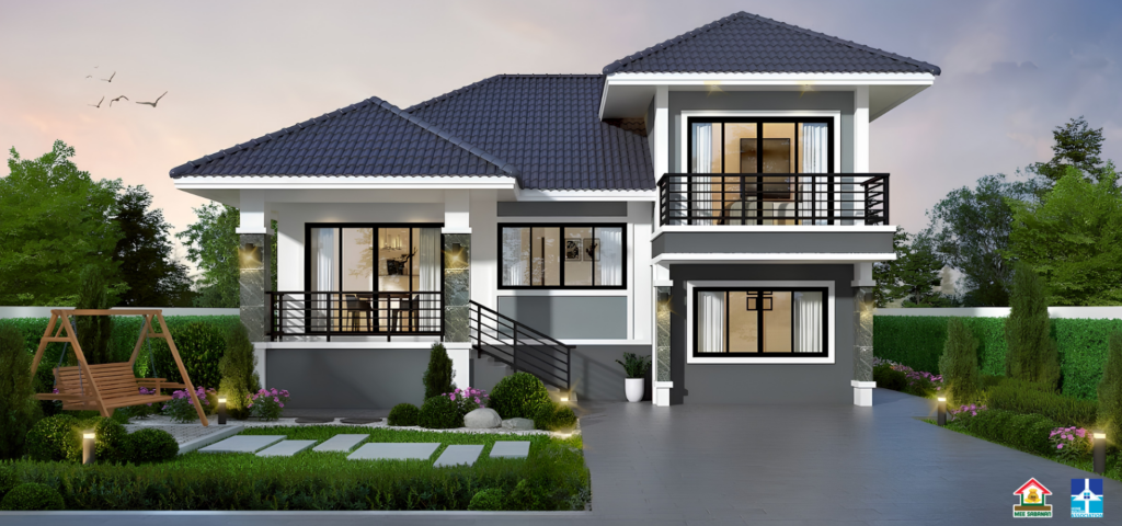 แบบบ้าน MS6707 - บริษัท มีทรัพย์อนันต์ รับสร้างบ้านภาคเหนือ อีสาน มาตรฐาน HBA MS6707 Cover - บริษัท มีทรัพย์อนันต์ รับสร้างบ้านภาคเหนือ อีสาน มาตรฐาน HBA